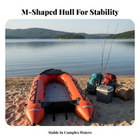 M-Bottom Recovery Raft Quick-Water Capable Emergency Craft Emergency Prepared Inflatable Boat for Flood Relief Workers, Quick Current Operations