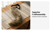 Cosplay Canine Tail Japanese Design Cat Girl Costume Tail Handmade Adjustable Strap for Cosplayers, Comic Conventions