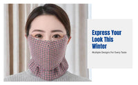 Winter Warm Face Cover Thickened, Adult, Dustproof, Breathable, Reusable, Cycling Outdoor