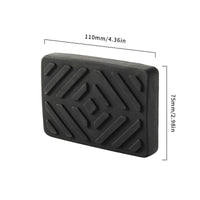 Textured Replacement Brake Pedal Easy to Install Brake Pedal with Rubber Grip Better Control Motorcycle Part Long-Lasting for Touring Riders