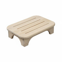Multi-Functional Slatted Platform Stool Long-Lasting Footrest Strong Load-Bearing Household Furnishing Minimalist Design for Adults, Children, Office Workers, Living Room, Bedroom, Entryway, Bathroom