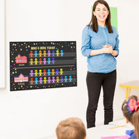 Student Attendance Hanging Bag for Early Education and School Use