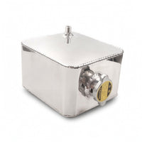 Aluminum Coolant Reservoir Tank Universal Coolant Tank with Bracket Compact Expansion Bottle Long-Lasting for Project Vehicles