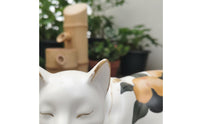 Garden Cat Decoration Cute Sleeping Cat Ornament Decorative Home Decor for Balcony, Terrace, Courtyard