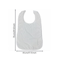 Elderly Feeding Bib Protects From Spills & Stains Washable Adult Bib Lightweight & Breathable Reusable Mealtime Protector for Nursing Homes