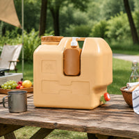Food-Grade Water Container with Spigot Leakproof Water Container with Tap Easy to Clean Jerrycan Compact for Campers, Outdoor Enthusiasts, Travelers, Camping, Emergency Preparedness, Road Trips, Picnics
