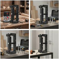 Door Hinge Jig Adjustable Tool Handheld for Woodworking, Installers