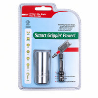 2 Pieces Socket Adapter with Extension Rod Multi-Point Socket Adapter Reliable