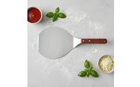 Wood Handle Pizza Peel Sturdy Round Pizza Tray Easy to Clean Cooking Tool
