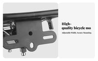 High Visibility Rear Carrier Warning Reflector Enhances Safety Cycle Rear Reflector Wide-Angle Reflection for Night Riders, City Commuting