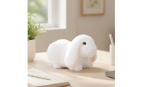 Soft Bunny Adorable Soft Rabbit Bunny Figurine Decorative Rabbit Figurine Mini for Collectors, Desk, Bookshelf