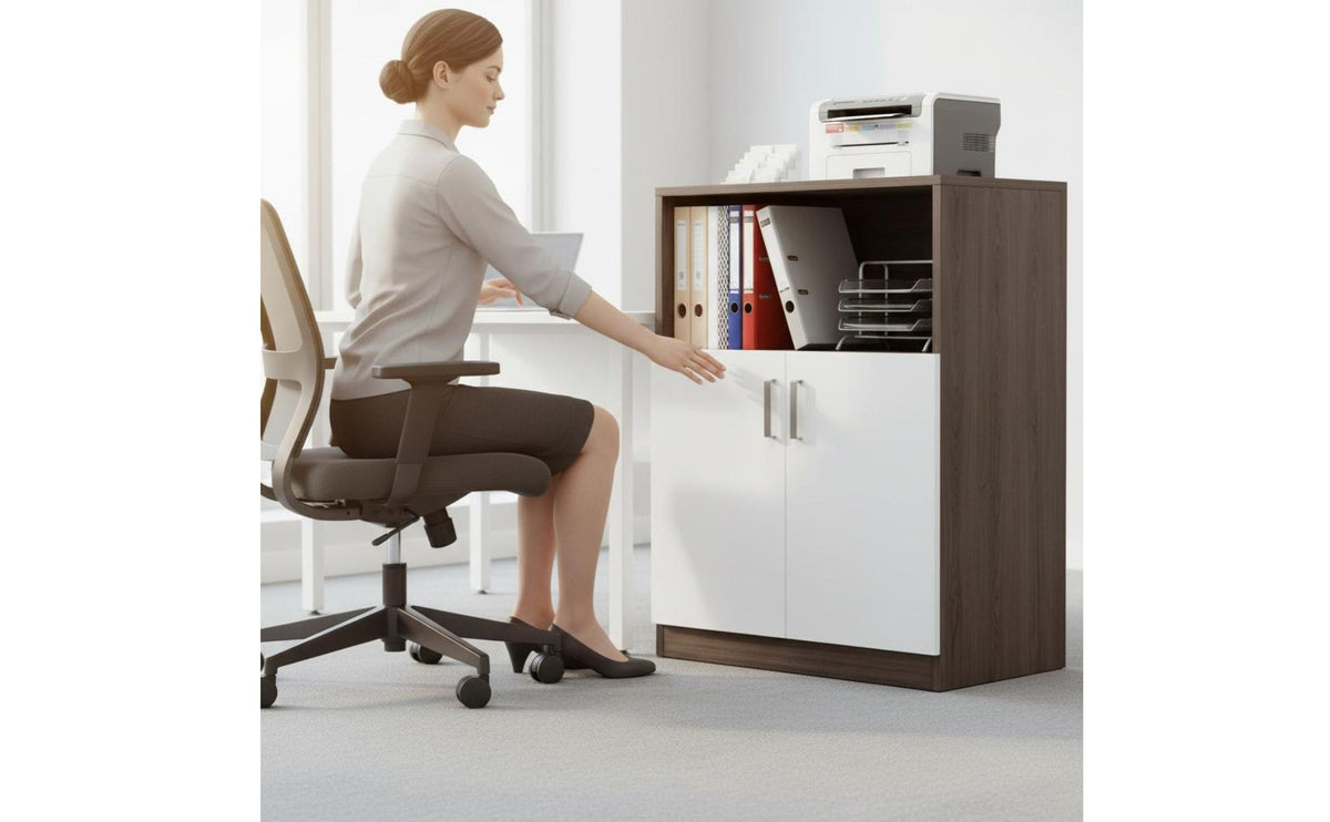 Floor Standing Archive Cabinet Lockable Drawers Locking File Cabinet for Study Room