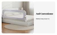 Anti-Fall Protection Baby Bed Sturdy & Stable Baby Bed Guard Materials Padded Frame for Babies, Toddlers, Parents, Co-Sleeping, Bedtime, Bedroom, Home
