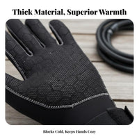 Diving Gloves 3mm Thick Neoprene Snorkeling Gloves Cut Resistant Long-Lasting for Snorkelers, Kayaking, Boating