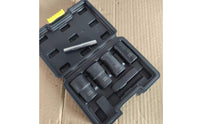 5 Pieces Nut Extractor Socket Set Impact-Grade Nut Extractor Set Universal Bolt Remover Kit for Mechanics, Hobbyists