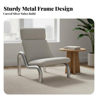 Minimalist & look circular Frame Armchair High rearrest Lounge Chair Designer Inspired Indoor Seating Modern visual appeal for Interior Designers, Design aficionados, Living Room, Showroom, Apartment, Bedroom