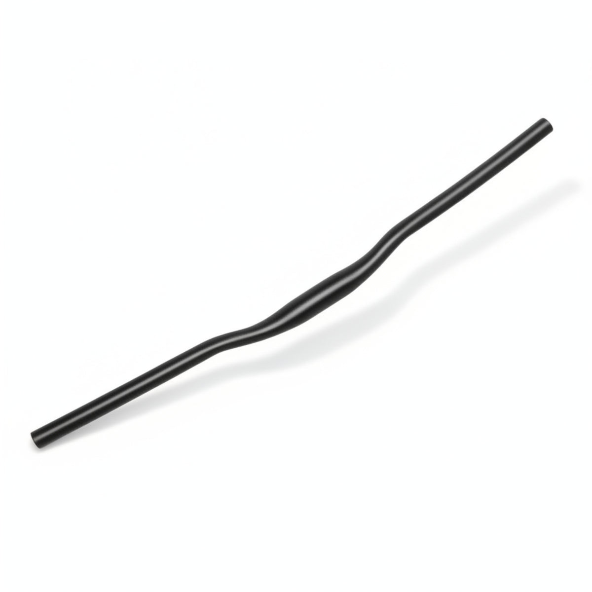 One-Piece Cycle Bar Lightweight Sturdy Mountain Bike Riser Handlebar 31.8mm Bike Handlebar Sand-Black