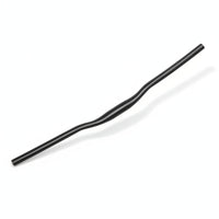 One-Piece Cycle Bar Lightweight Sturdy Mountain Bike Riser Handlebar 31.8mm Bike Handlebar Sand-Black