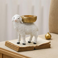 Sheep Incense Holder Elegant Decor Ornate for Desktop