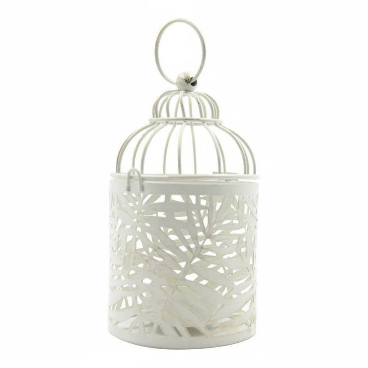 Birdcage Candle Holder Romantic Atmosphere Hollow Pattern Lantern Lightweight Hanging Tea Light Holder for Wedding, Party