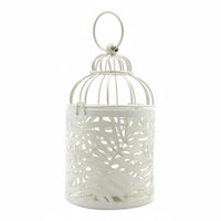 Birdcage Candle Holder Romantic Atmosphere Hollow Pattern Lantern Lightweight Hanging Tea Light Holder for Wedding, Party