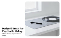 Carbon Fiber Stylus Cleaning Brush Improves Sound Quality for Vinyl Enthusiasts