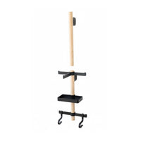 Wood Bike Gear Hanger Space Saving Biking Helmet Wall Mount for Cyclists