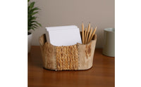 Woven Basket Handwoven Organizer Basket Woven Decor Decoration