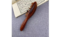 Scalp Massage Comb Ergonomic Rosewood Massage Comb Handheld Hairbrush for Home