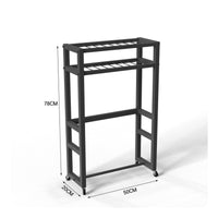 Metal Pickleball Paddle Storage Rack 2-Tier Pickleball Paddle Rack Space-Saving Compact for Sports Clubs