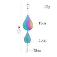 3D Teardrop Wind Rust-Proof Stainless Steel Teardrop Cut