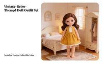 20cm Doll Dress Finely Crafted BJD Doll Dress Neat Stitching Miniature Fashion Apparel