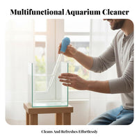 Fish Waste Remover Strong Suction Mini Aquarium Siphon Multi-Functional Aquarium Waste Remover for Desktop Aquariums, Betta Tanks
