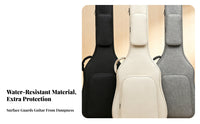 Thickened Oxford Cloth 41-Inch Acoustic Guitar Bag Splash-Resistant Padded Acoustic Guitar Bag Full-Length Neck Support