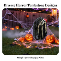 Foam Tombstone Aged Look Halloween Gravestone Prop Easy to Setup for Party Hosts