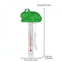 Frog Pool Thermometer Floating Pool Thermometer with Rope Preciso for Spas