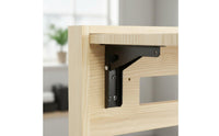 Wall Mounted Folding Desk Foldable Wooden Drop Wall-Mounted Workbench Table Space Saving Laundry Folding Table for Small Areas