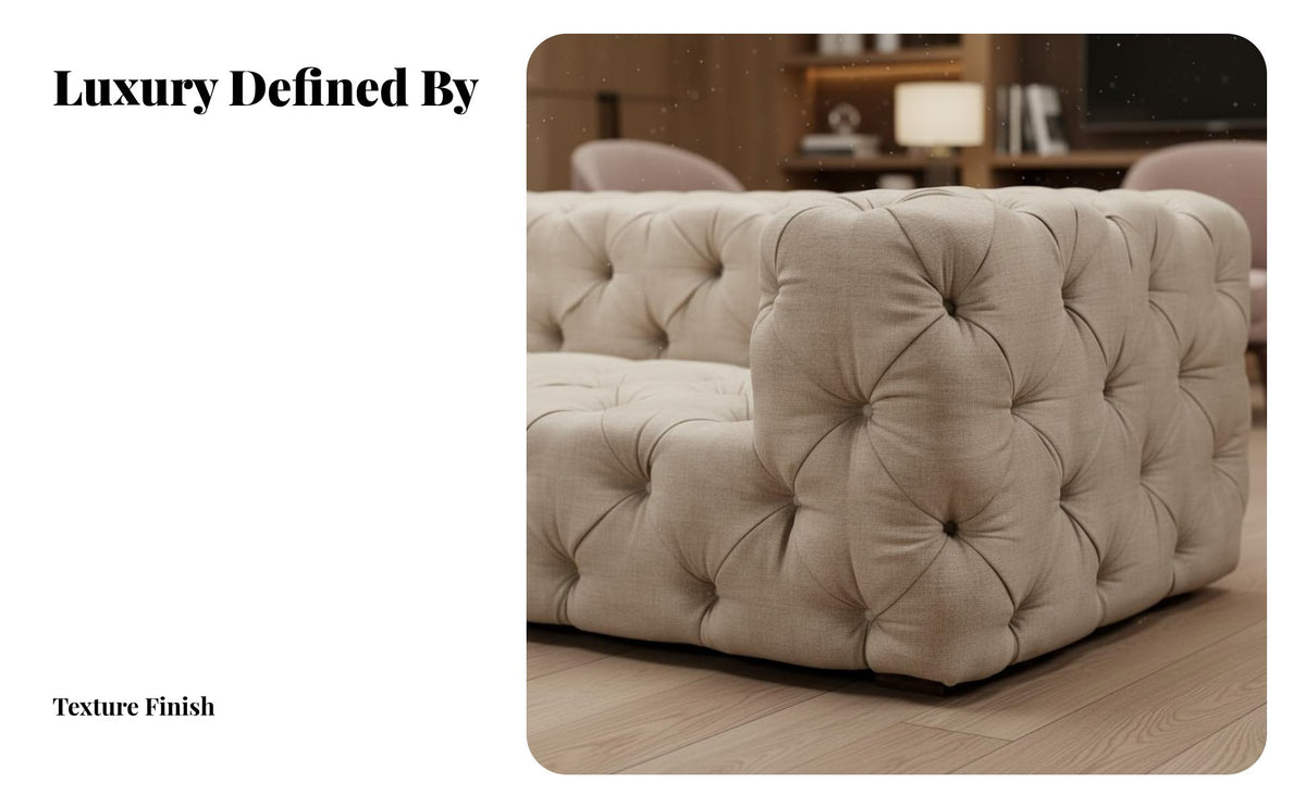 U-Shaped configurable Sofa Moon Surface Texture Living Room Furniture Minimalist Design Sectional Couch for Homeowners, Hosts, Villa, Hotel Lobby, Basement
