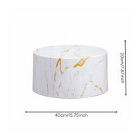Factory Direct Round Display Pedestal Elevated Cylindrical Display Stand Thickened Round Showcase Plinth Sturdy for Retail Sellers, Showroom