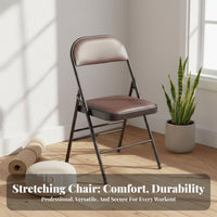 Supportive Practice Chair Foldable Alignment-Focused Auxiliary Chair Multi-Functional Stretching Exercise Headstand Bench for Beginners, Seniors