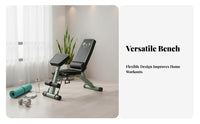 Foldable Exercise Bench Compact Design Sit up Bench Stable for Indoor
