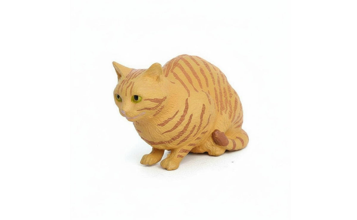Collectible Realistic Cat Figurine Multi-Purpose Realistic Kitten Figures Long-Lasting Material for Children