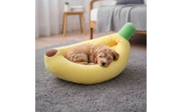 Fruit-Shaped Pet Bed Cushioned Indoor Hideaway Pet Resting Place for Small Dogs