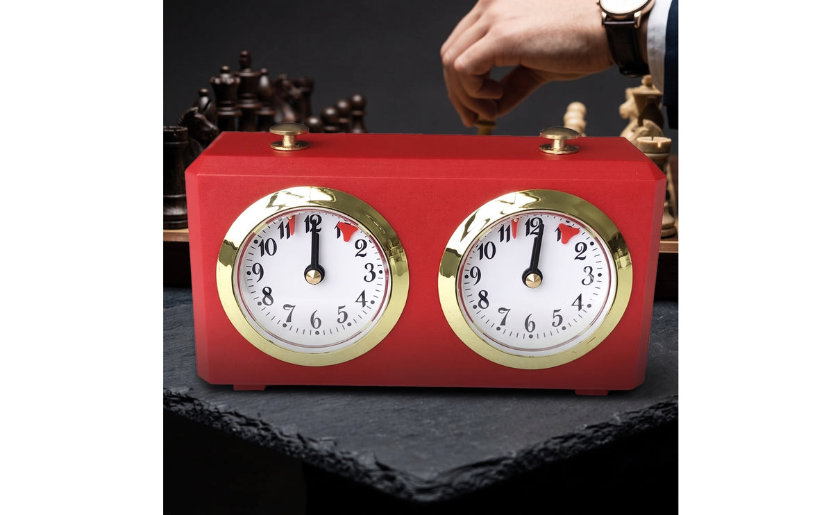 Chess Clock Professional Analog Chess Clock Portable for Board Game Enthusiasts