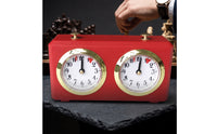 Chess Clock Professional Analog Chess Clock Portable for Board Game Enthusiasts