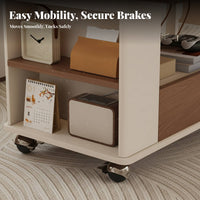 elevateTop transformable Table 2-in-1 Design transformable Coffee Table With casters Extendable Surface for Homeowners, Students