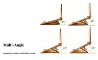 Foldable Design Adjustable Book Easel Doubletier Adjustable Document Easel Erportablenomic viewing Stand multipurpose Use for Students, educators, Studying, School, Home, Library