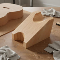 EVA Material U-Shaped Neck Support Block Lightweight Guitar Neck Rest Wood Grain Pattern Guitar Maintenance Cradle for Luthiers, Musicians, Workshop, Music Shop
