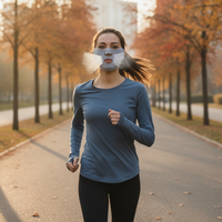 Ice Silk UV Protection Face Mask for Summer Outdoor Sports