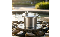 Underwater Transformer Housing IP68 Junction Box with Cable Glands Sealed Waterproof Junction Box with Ports for Swimming Pools, Outdoor Ponds